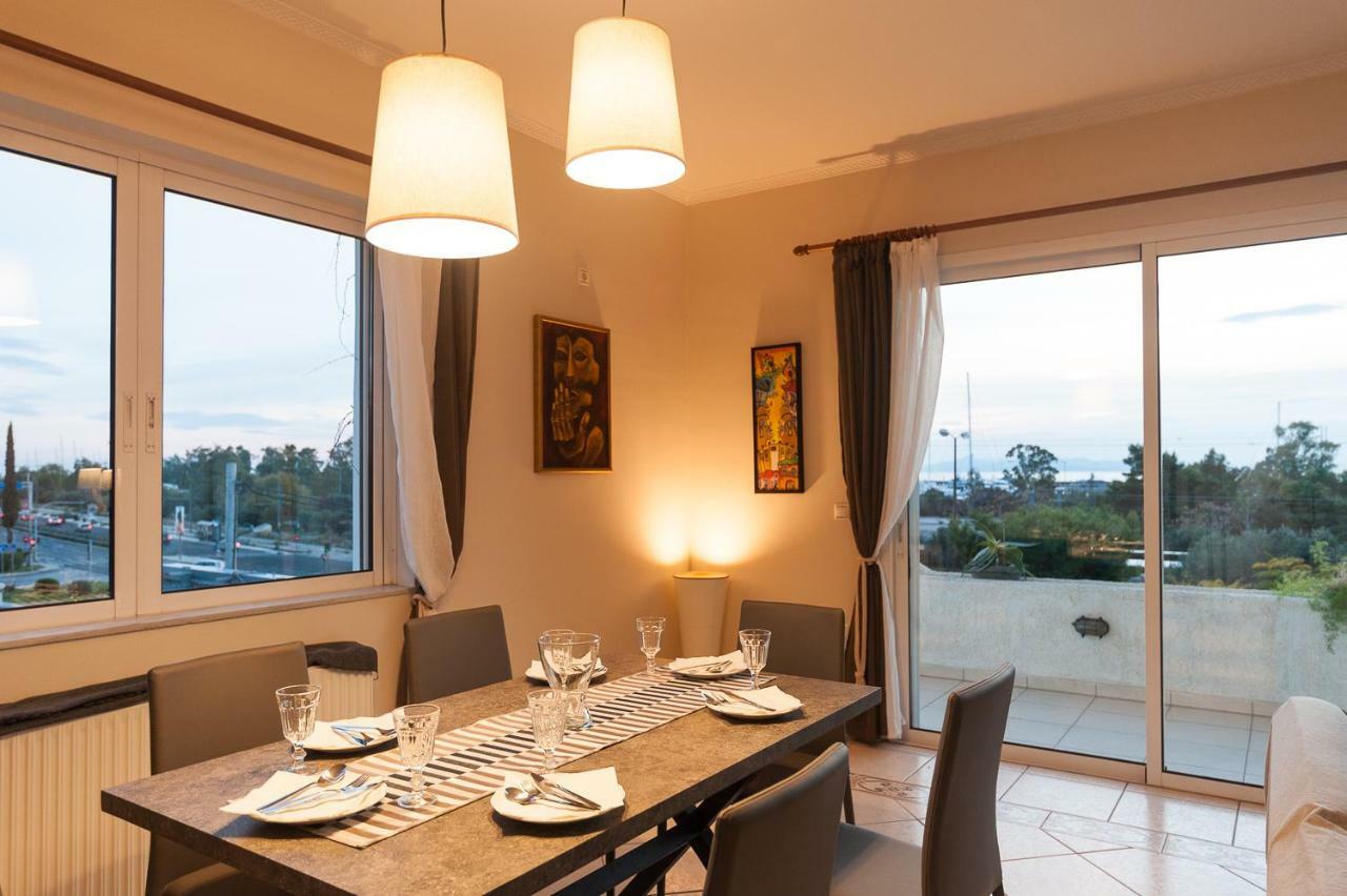 Sunset Sea View Apartment Atene Esterno foto